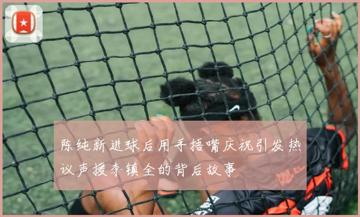 陈纯新进球后用手捂嘴庆祝引发热议声援李镇全的背后故事